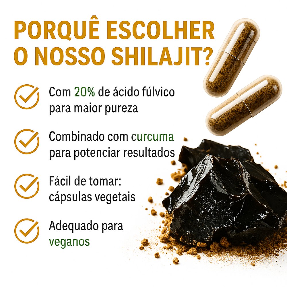Porquê escolher o nosso Shilajit?