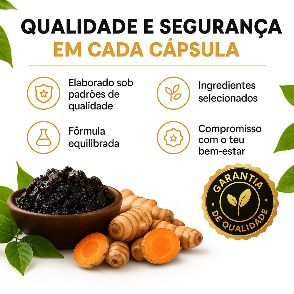 Qualidade e segurança em cada cápsula
